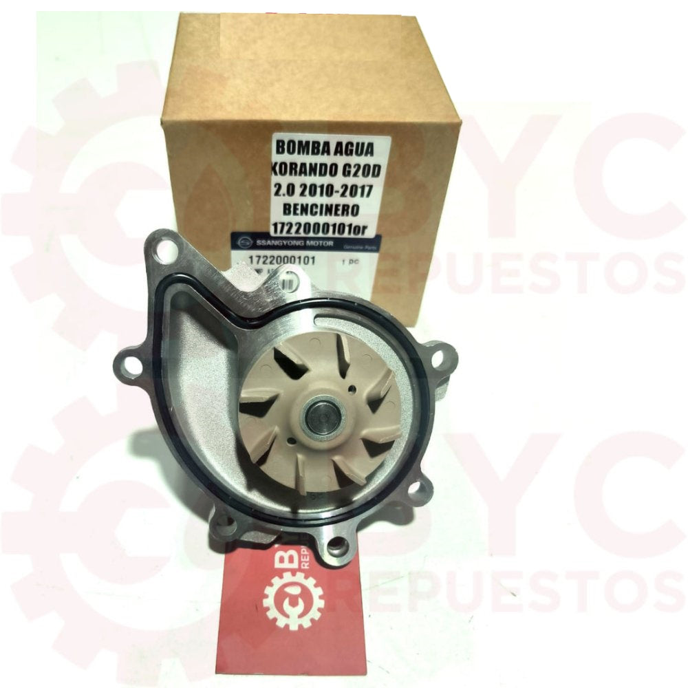 Bomba de agua SsangYong Korando c g20d 2.0 bencinera 2010-2018